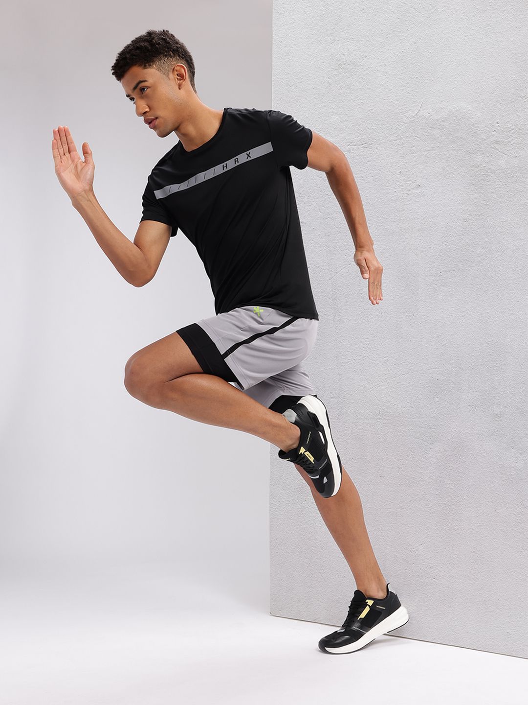 HRX by Hrithik Roshan Men Running Shorts with Attached Inner