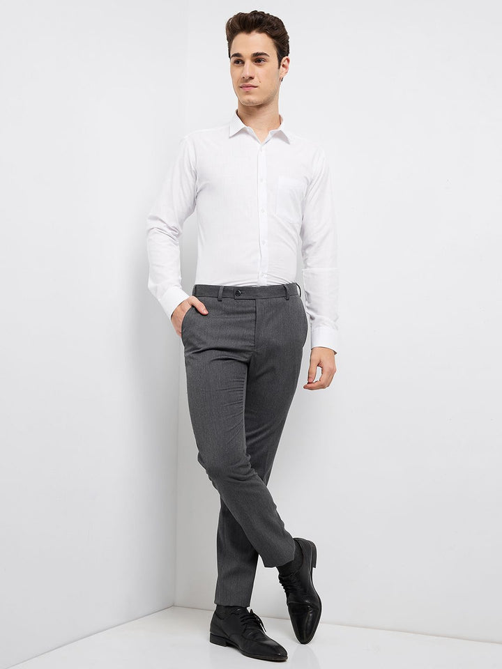 Raymond Men Slim Fit Formal Trousers