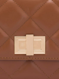 Lino Perros Structured Shoulder Bag With Quilted