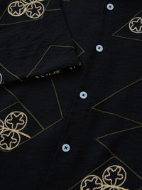 Thomas Scott Men Embroidered Regular Fit Casual Shirt
