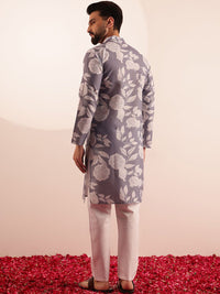 Anouk Men Floral Printed Regular Kurta with Pyjamas
