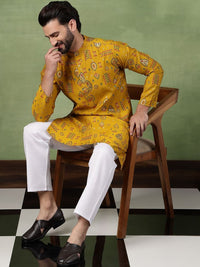 SOJANYA Men Bandhani Printed Kurta