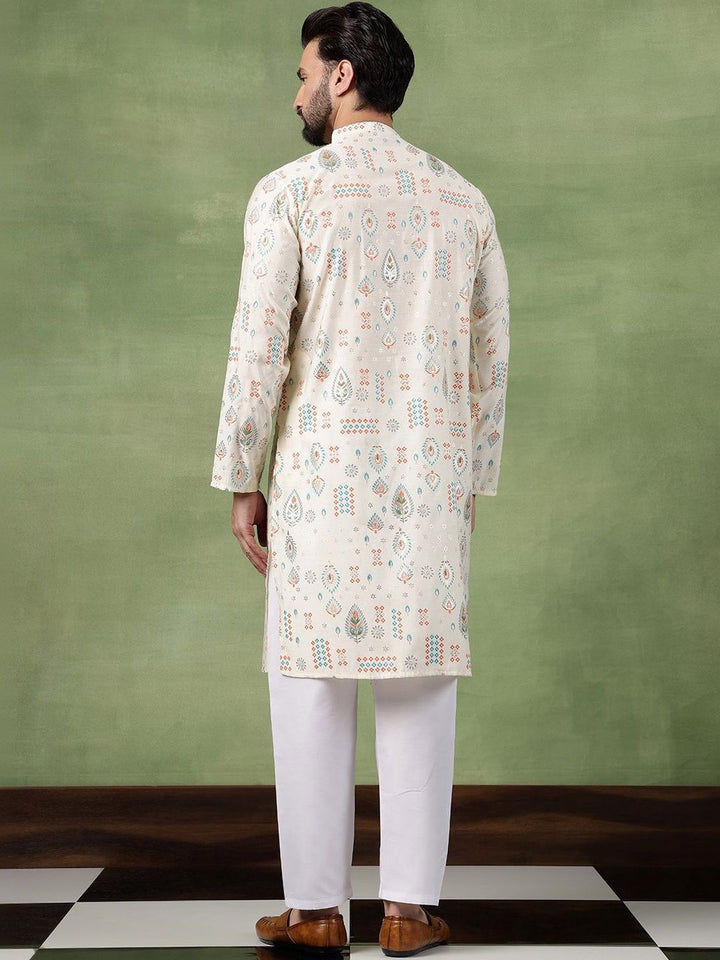 SOJANYA Men Bandhani Printed Kurta