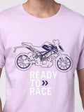 ADRO Men Graphic Printed Round Neck Cotton T-shirt