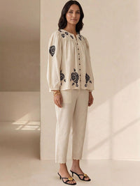 Baju Kasual Bunga Lurus House of Chikankari Wanita