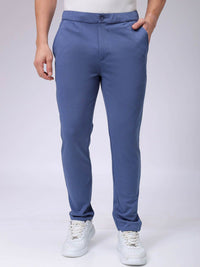 The Indian Garage Co. X Luxe Men Textured Slim Fit Trousers
