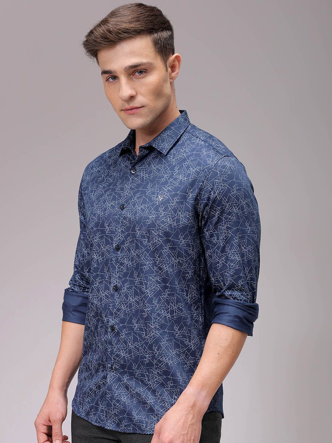 The Indian Garage Co Men Slim Fit Opaque Printed Casual Shirt