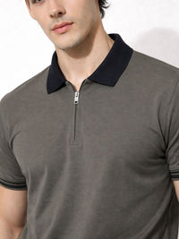 ADRO Men Polo Collar T-shirt