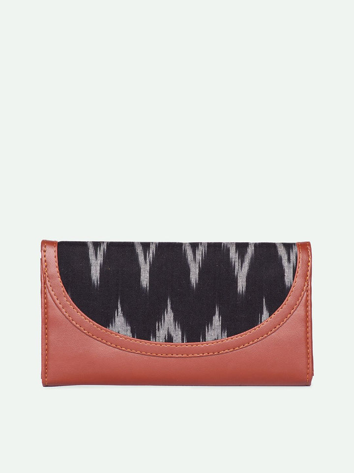 ZOUK Women Printed Ikat Wave Kyra Leather Envelope Wallet