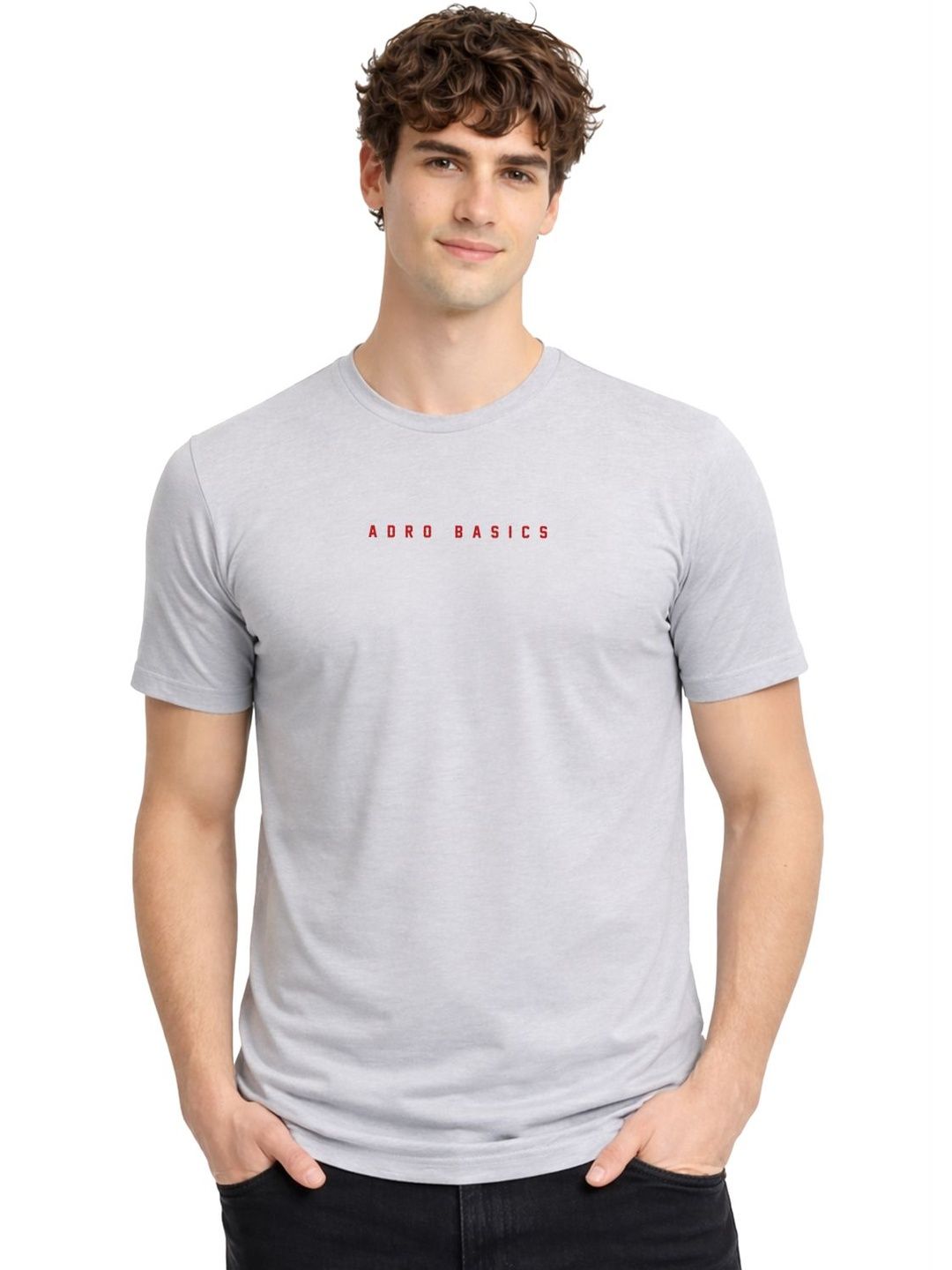 ADRO Men Typography Printed T-shirt
