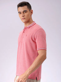 The Indian Garage Co Men Solid Polo Collar T-shirt