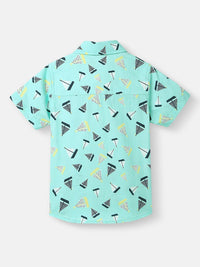 Nauti Nati Boys Printed Shirt with Shorts