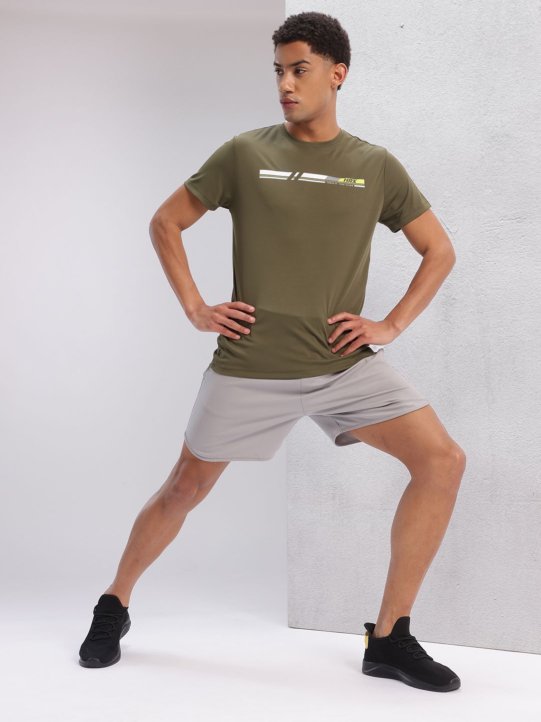 HRX by Hrithik Roshan Printed Rapid-Dry Training T-shirt
