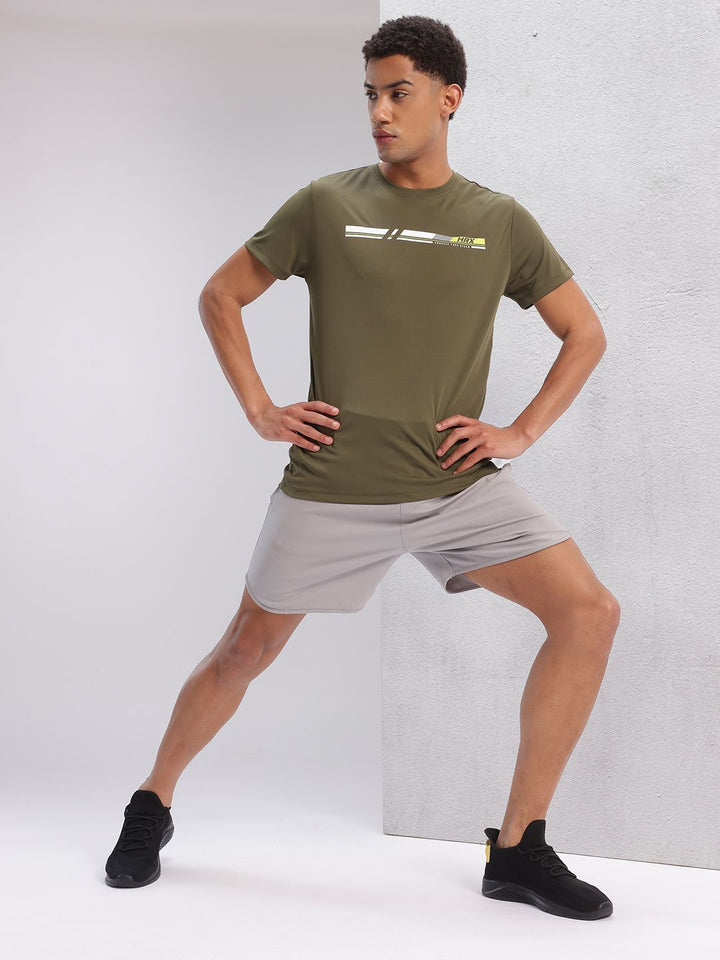 HRX by Hrithik Roshan Printed Rapid-Dry Training T-shirt