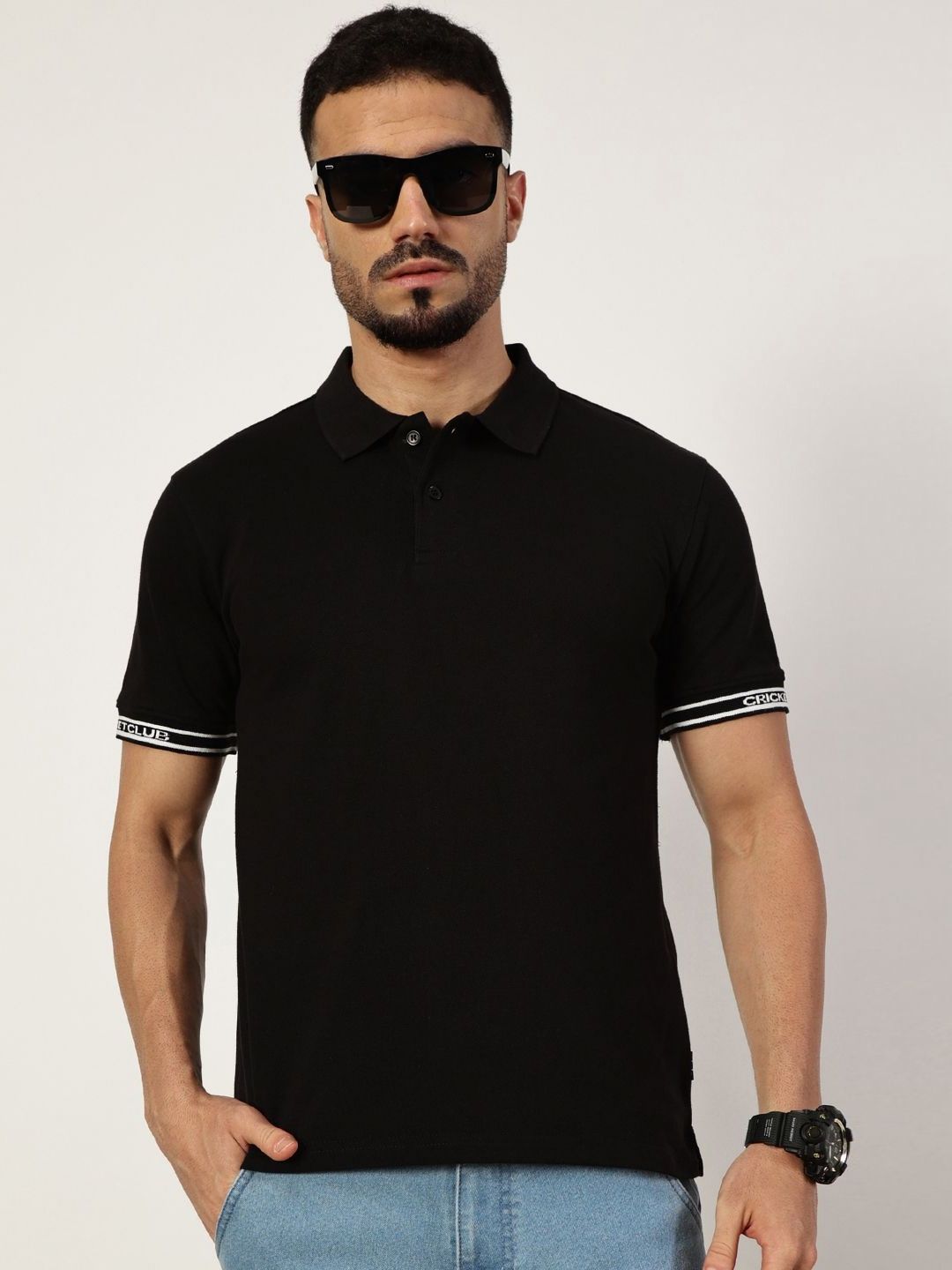 Thomas Scott Men Polo Collar T-shirt