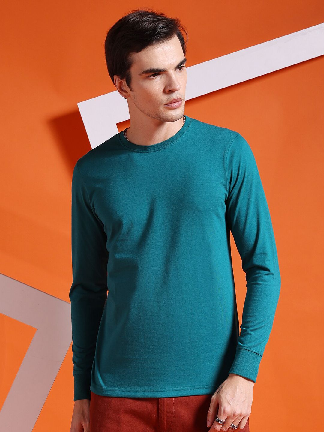 The Indian Garage Co Round Neck Long Sleeves T-shirt