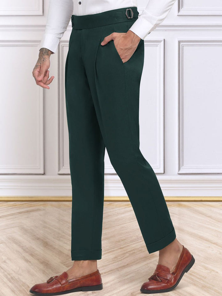 KLOTTHE Men Slim Fit Gurkha pants