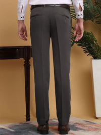 KLOTTHE Men Mid Rise Slim Fit Formal Trousers