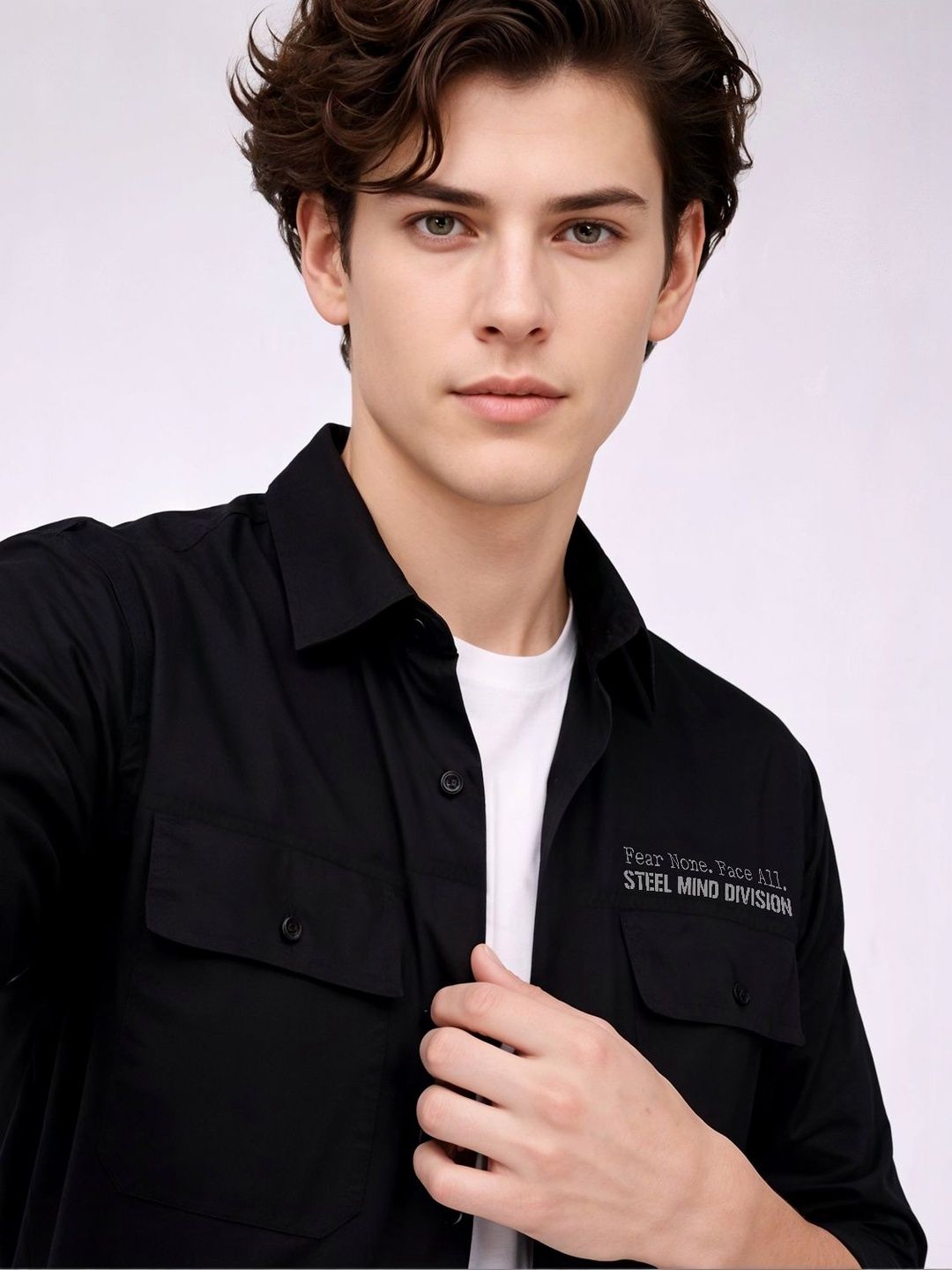 ADRO Men Classic Printed Casual Shirt