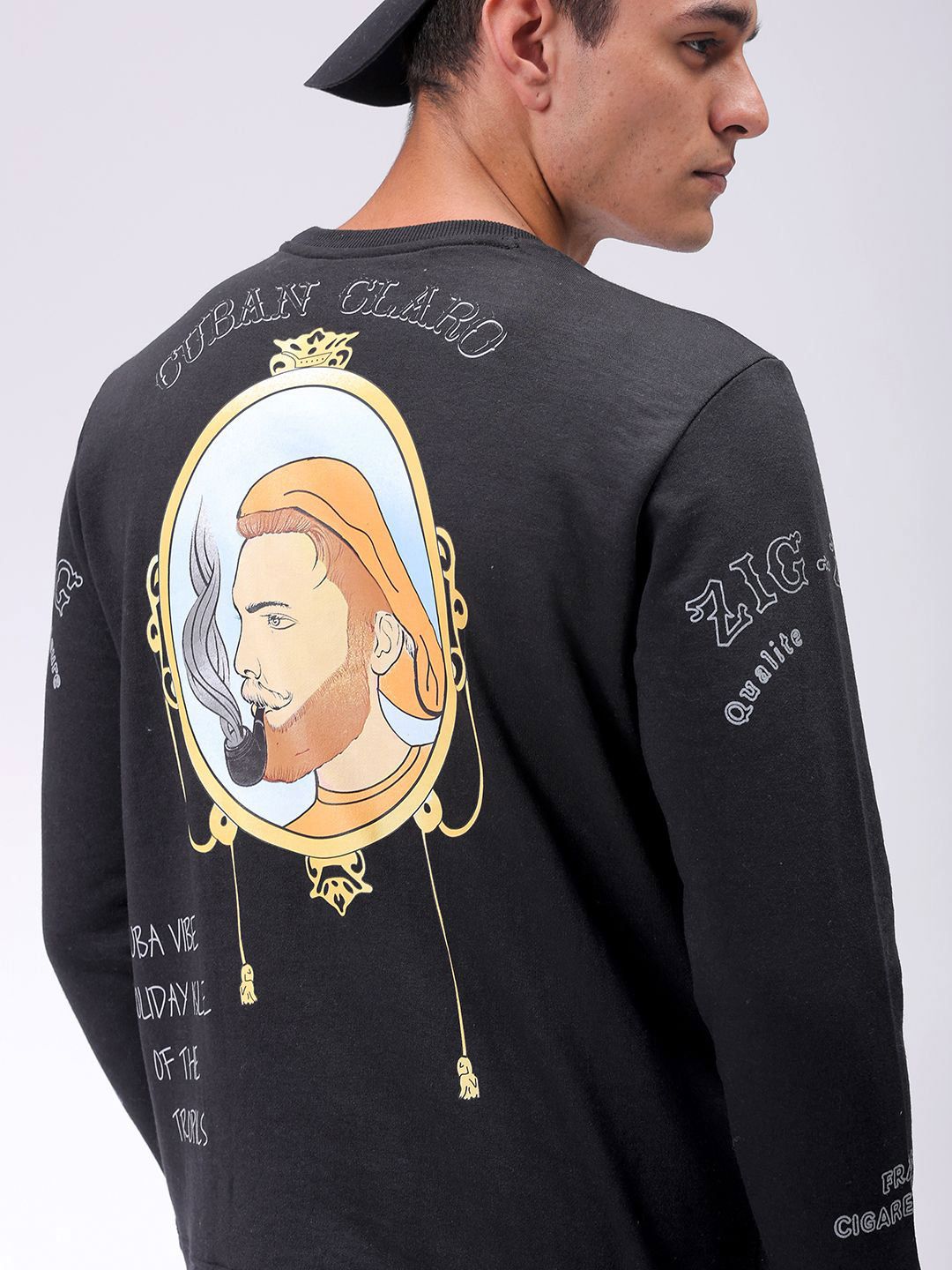 The Indian Garage Co Men Graphic Printed Sweatshirt