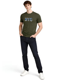 ADRO Men Typography Printed T-shirt