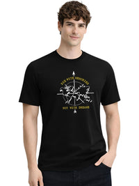 ADRO Men Typography Printed T-shirt