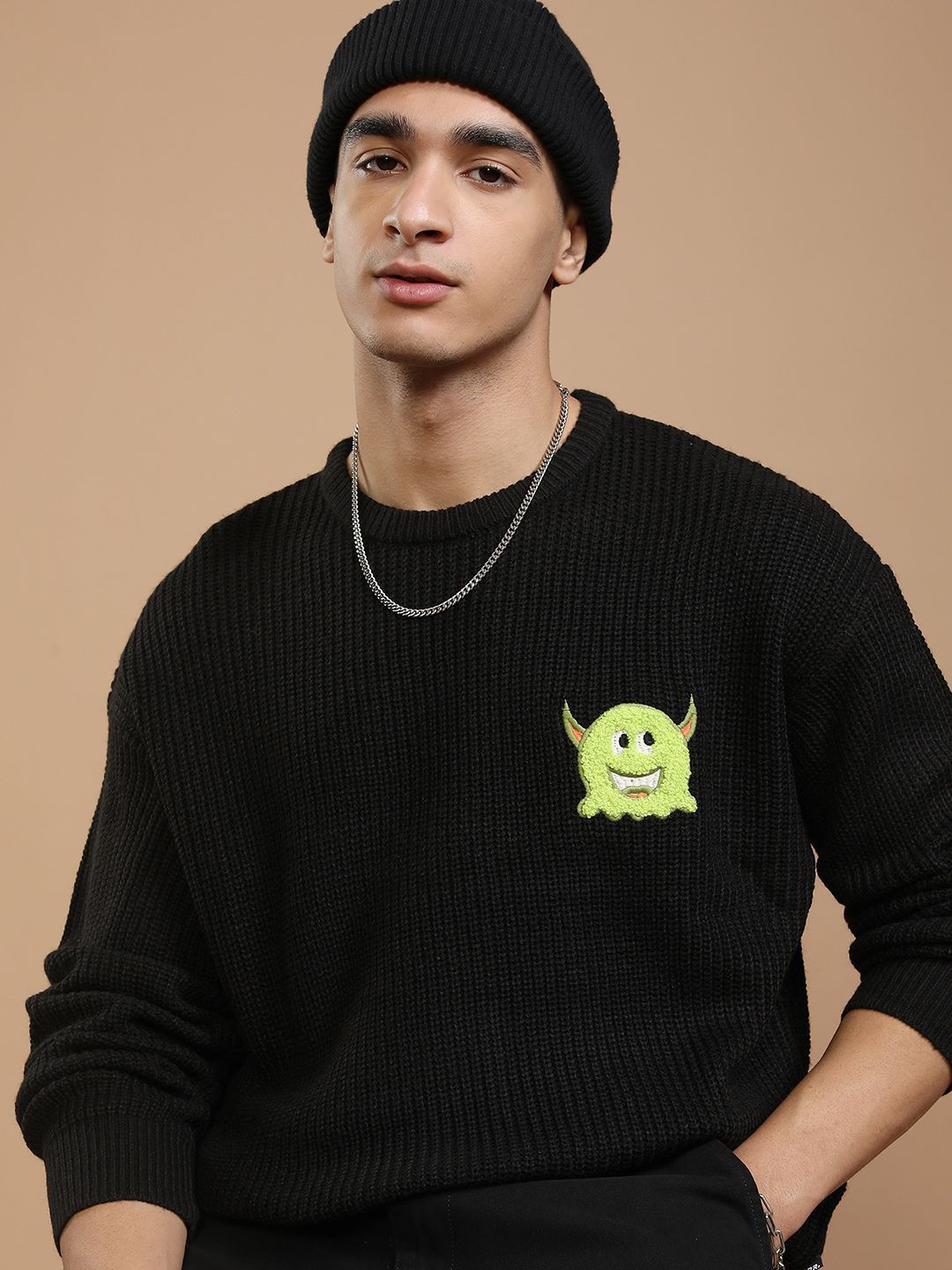 HIGHLANDER Men Pullover with Embellished Detail