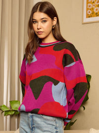 Berrylush Women Self Design Pullover