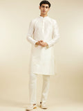 Diwas by Manyavar Mandarin Collar Straight Kurta