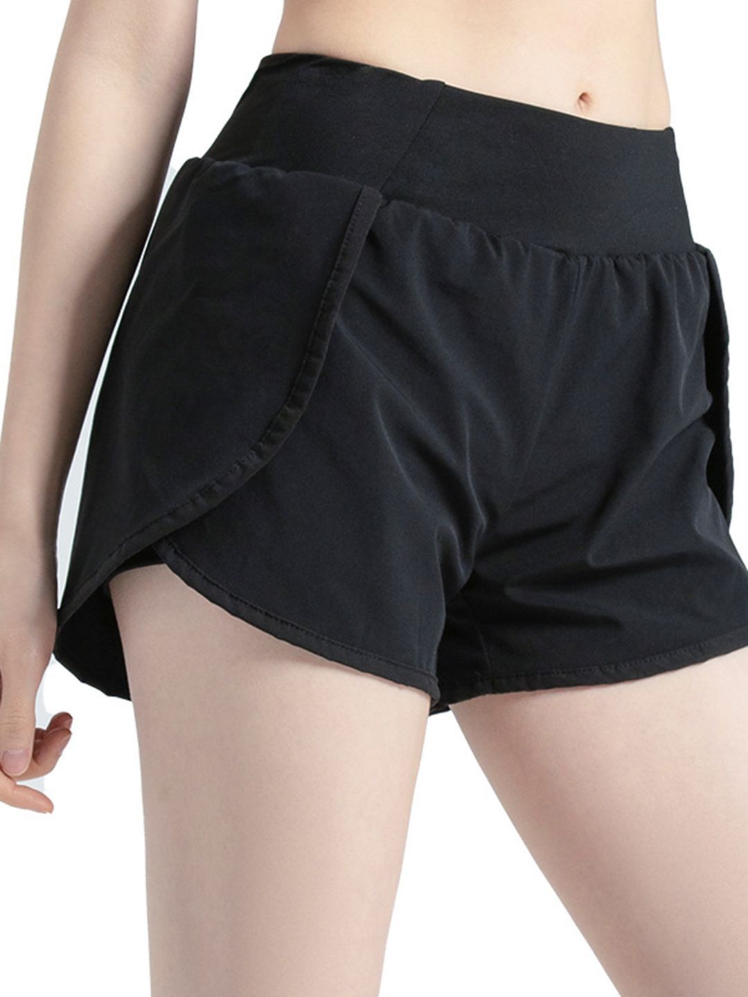 HRX by Hrithik Roshan Women Regular Fit Mid-Rise Shorts