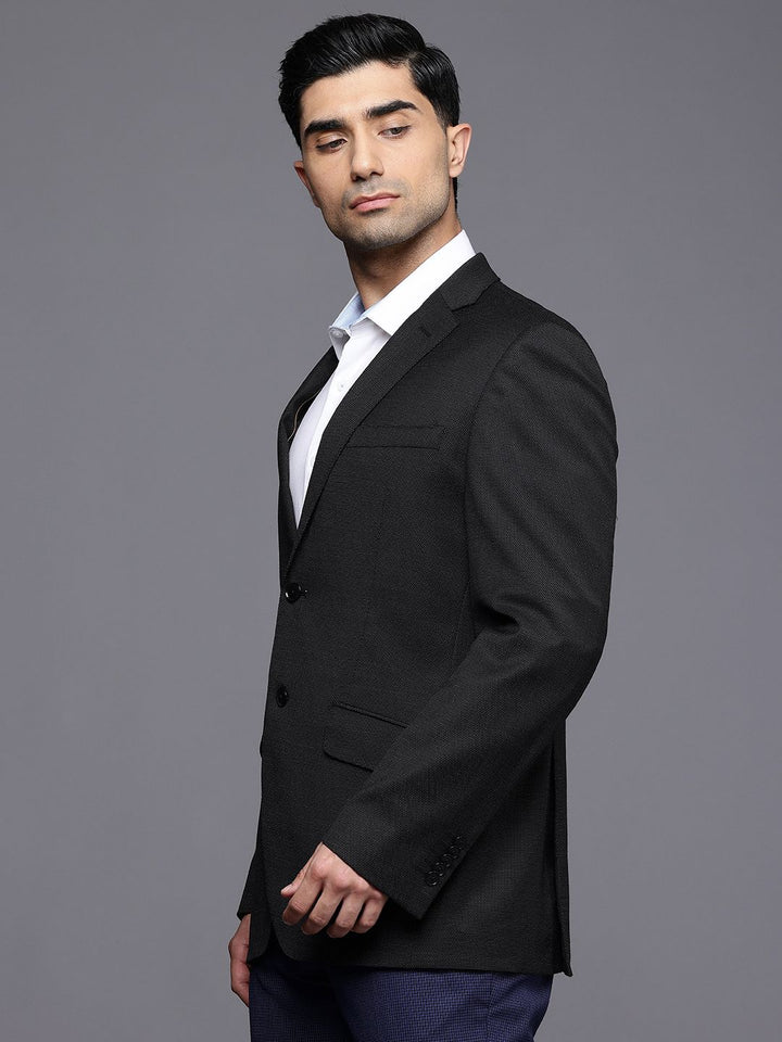 Raymond Self Design Contemporary Fit Formal Blazer