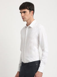 THE BEAR HOUSE Twill Slim Fit Pure Cotton Formal Shirt