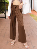DressBerry Women Graceful Flow Textured Trousers