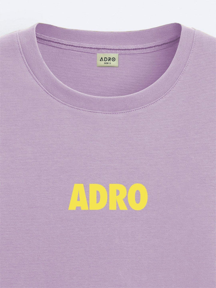 ADRO Lelaki Grafik Bercetak T-Shirt Bersaiz Besar Kapas Leher Bulat
