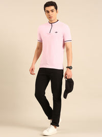 Being Human Mock Collar Pure Cotton T-shirt