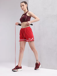 HRX by Hrithik Roshan Women Striped Training Shorts