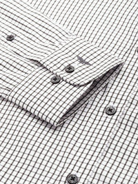 Park Avenue Slim Fit Grid Tattersall Checked Easy Care Formal Shirt
