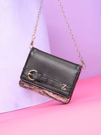 ZOUK Ladakh Impasto Abstract Printed Sling Bag