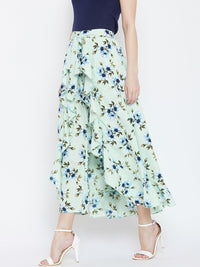 Berrylush Layered Drama Pant & Maxi Skirt