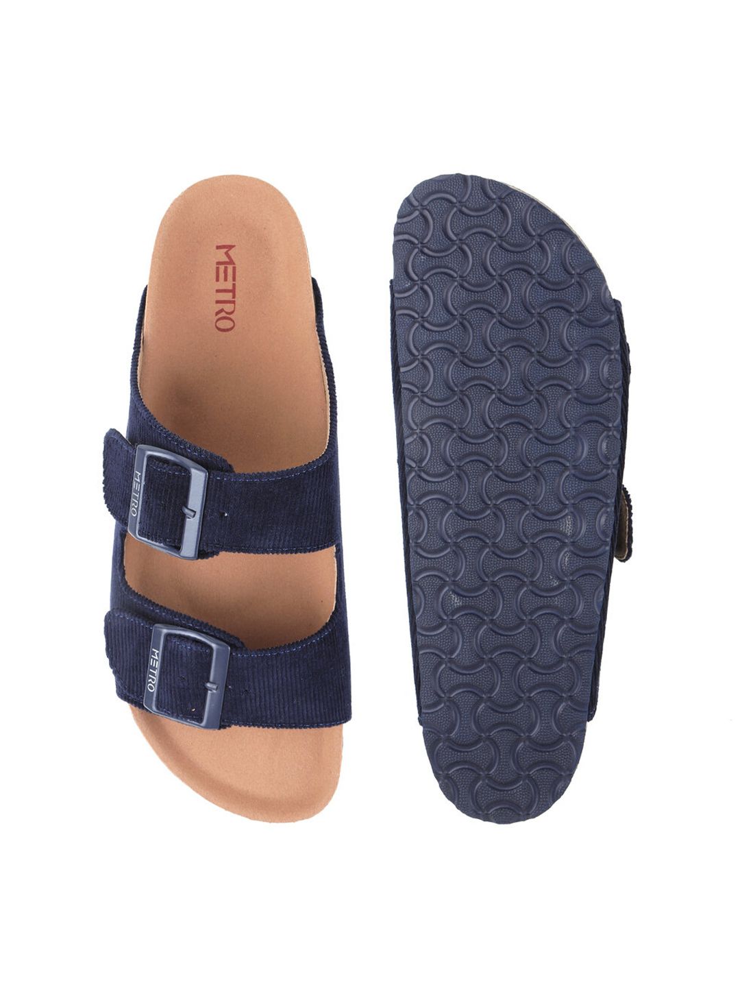 Metro Women Open Toe Flats with Buckles