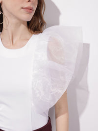 DressBerry Statement Sleeves Jersey Top