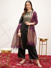 Vishudh Printed Regular Kurta with Palazzos & With Dupatta