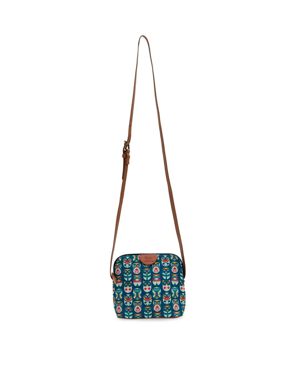 TEAL BY CHUMBAK Women Owl Printed Sling Bag
