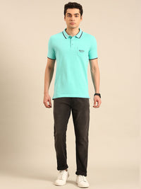 Being Human Polo Collar Pure Cotton T-shirt with Pocket
