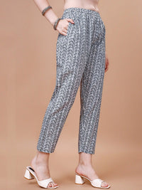 KALINI Ethnic Motifs Printed Regular  Gotta PattiKurta With Trousers & Dupatta