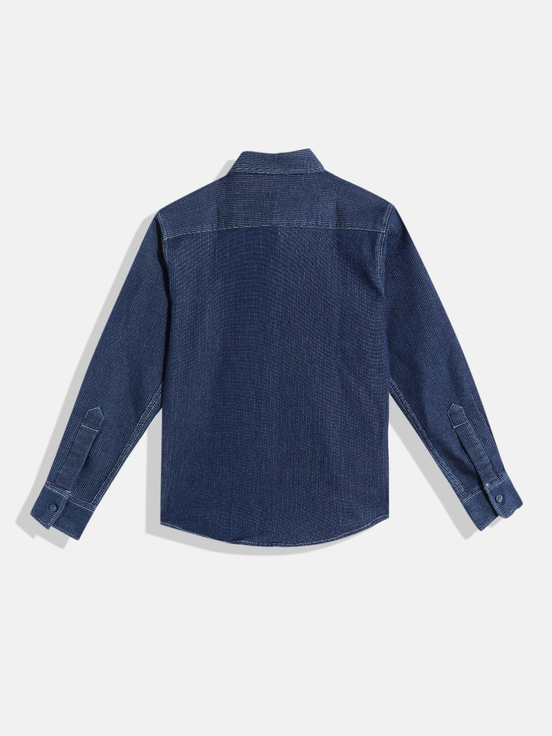 Monte Carlo Boys Printed Textured Smart Fit Shirt
