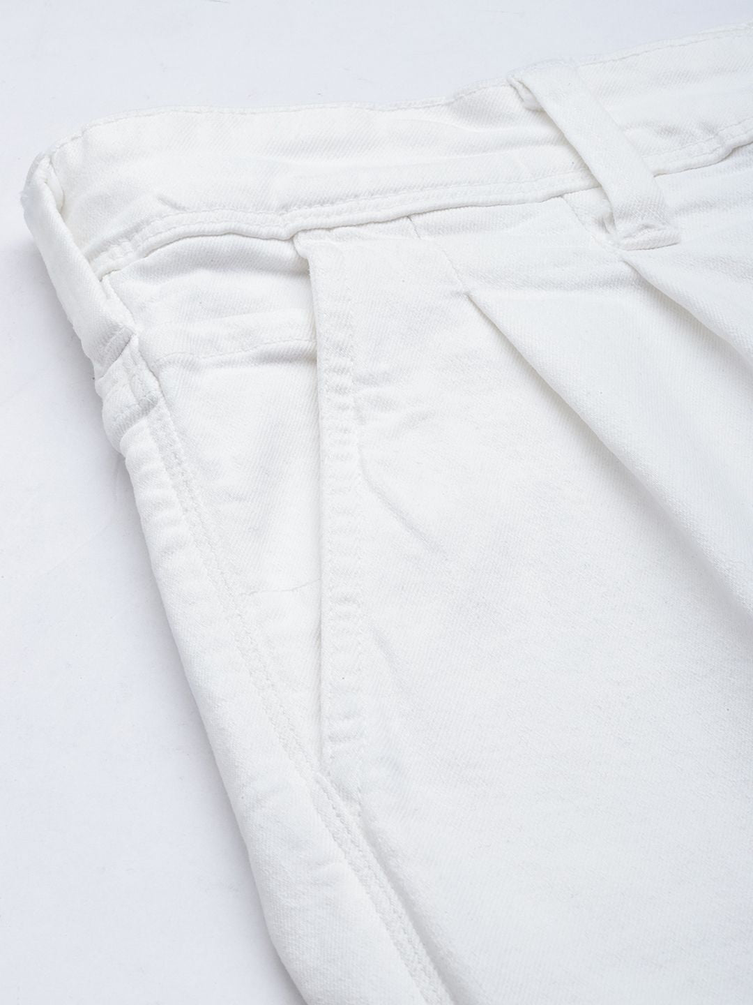 Mr Bowerbird Men White Tapered Fit Mid-Rise Clean Look Jeans
