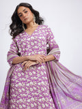 Anouk Women Indie Floral Printed Kurta with Trousers & Dupatta