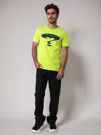 The Indian Garage Co Men Batman Graphic Printed Round Neck Cotton Slim Fit T-shirt
