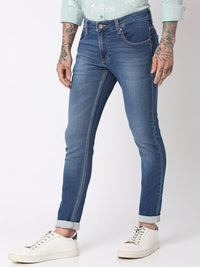 SPYKAR Men Super Skinny Fit Low-Rise Light Fade Stretchable Jeans